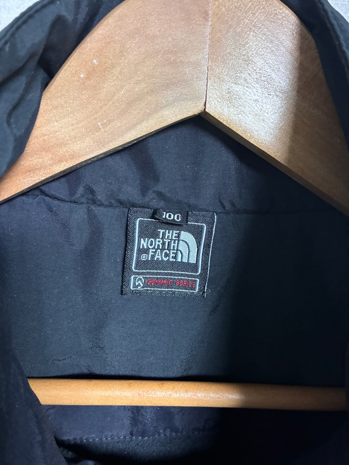 빈티지 노스페이스 경량패딩 블랙 L 상품이미지3