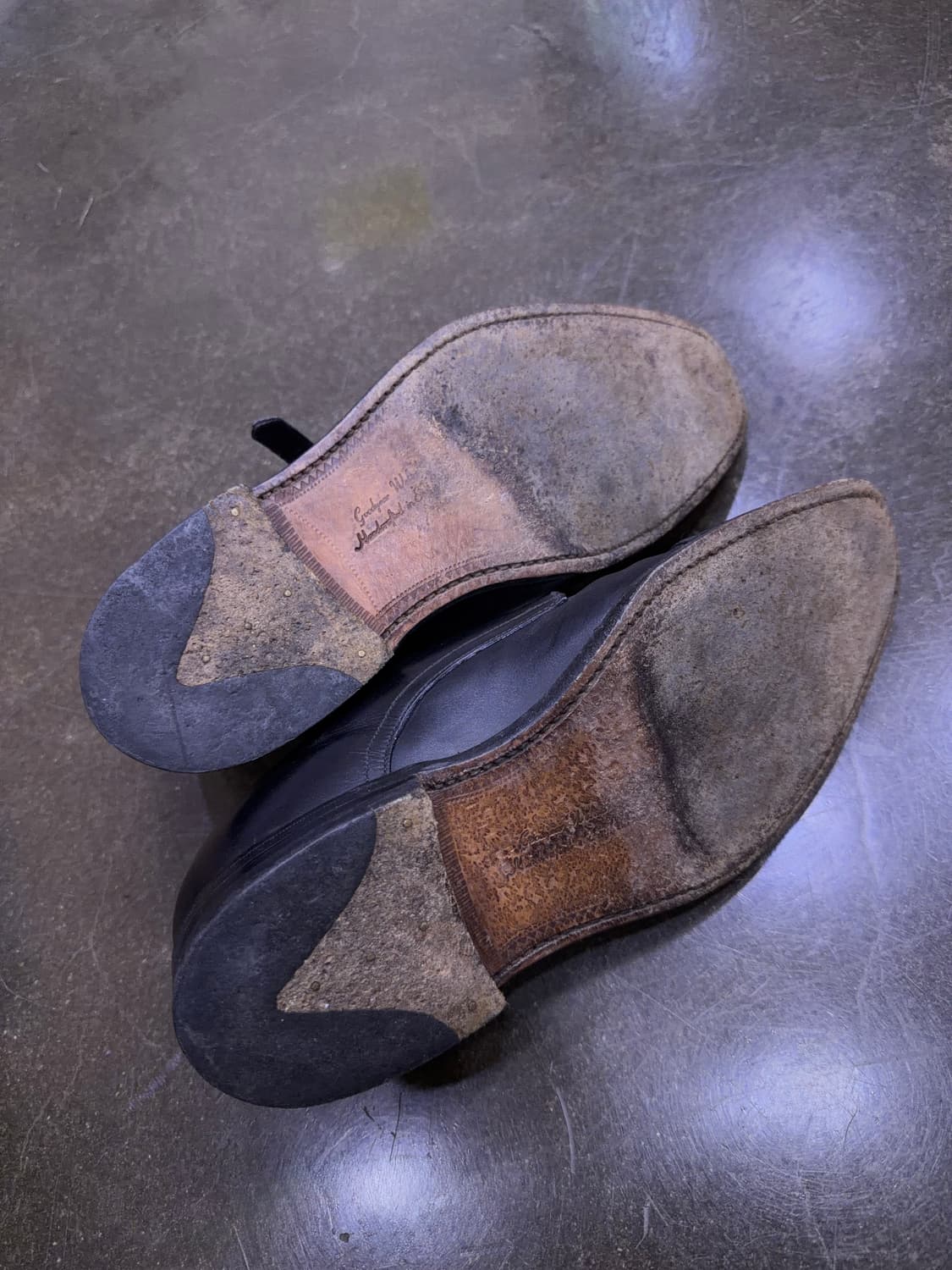 로크 더블 몽크 스트랩 가죽 구두 슈즈 6 (250) 상품이미지8