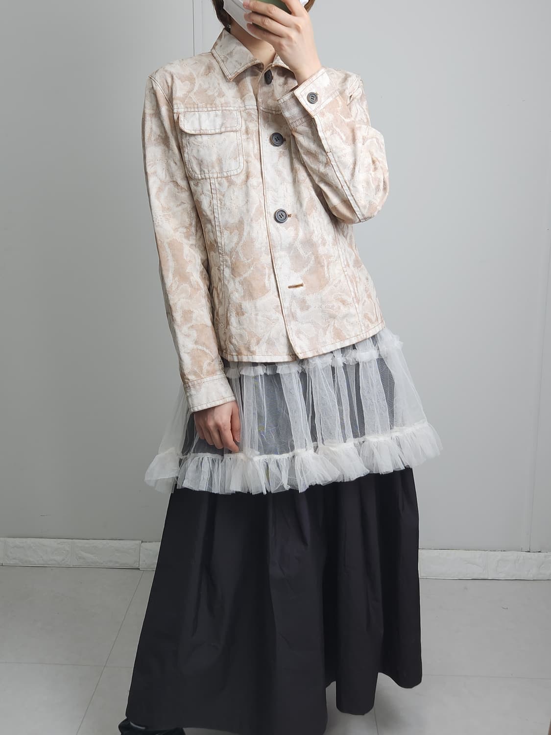 캉캉 샤 롱 슬리브리스 상품이미지3