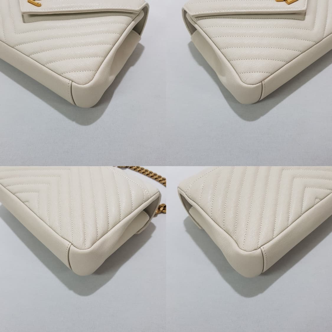 생로랑 블랑 빈티지 컬리지 모노그램 사첼백 미디움 600279 상품이미지7