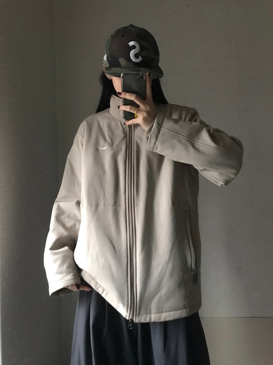 나이키 베이지 패딩 상품이미지2