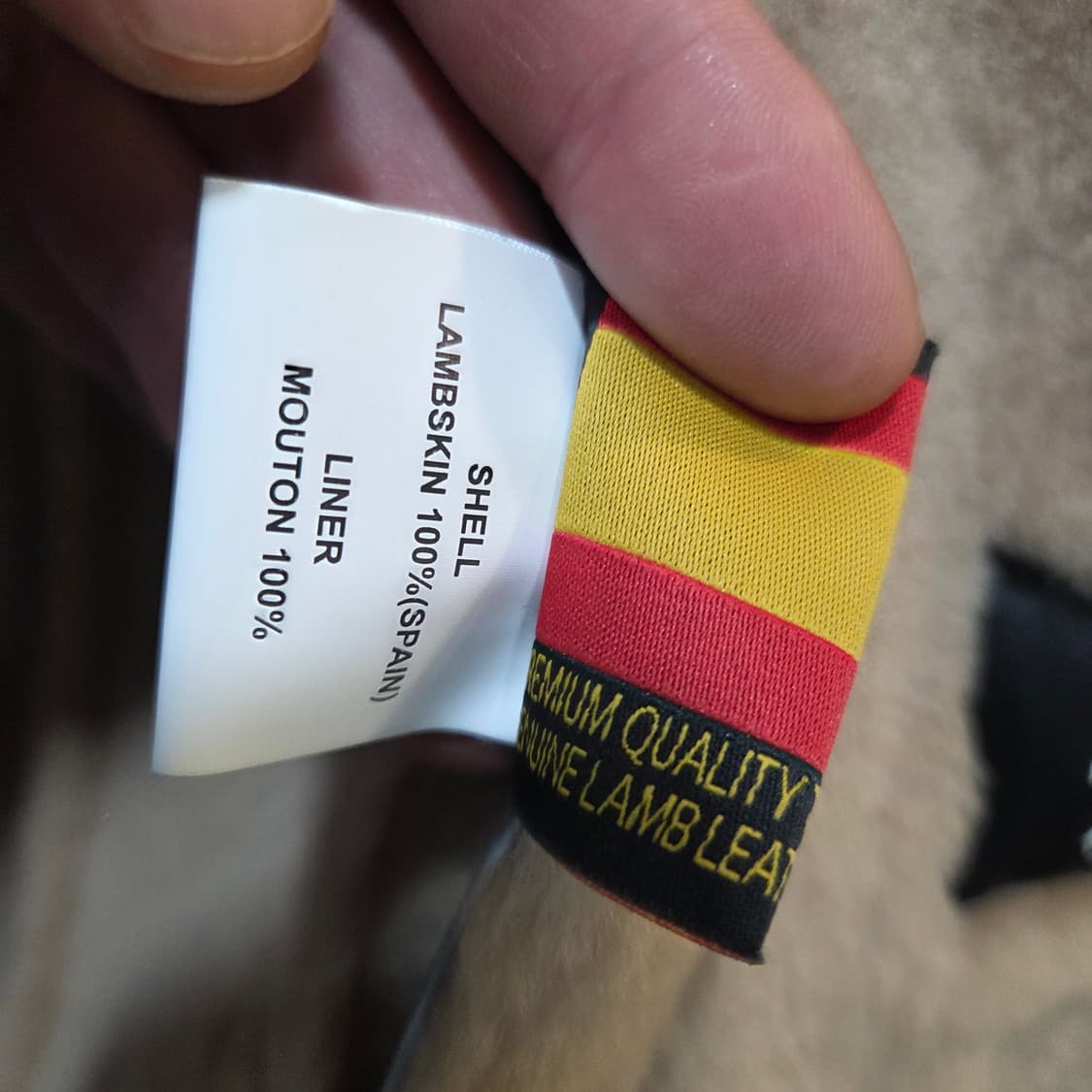 B3 스페인 리얼 램스킨 무스탕 상품이미지8