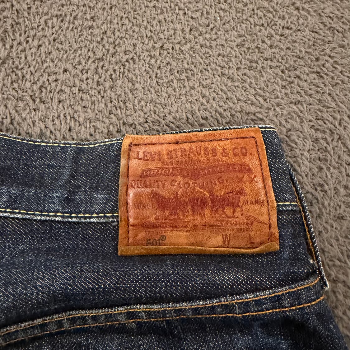 [정품/28X34] 리바이스 캐피탈 E 501 데님 팬츠 상품이미지4