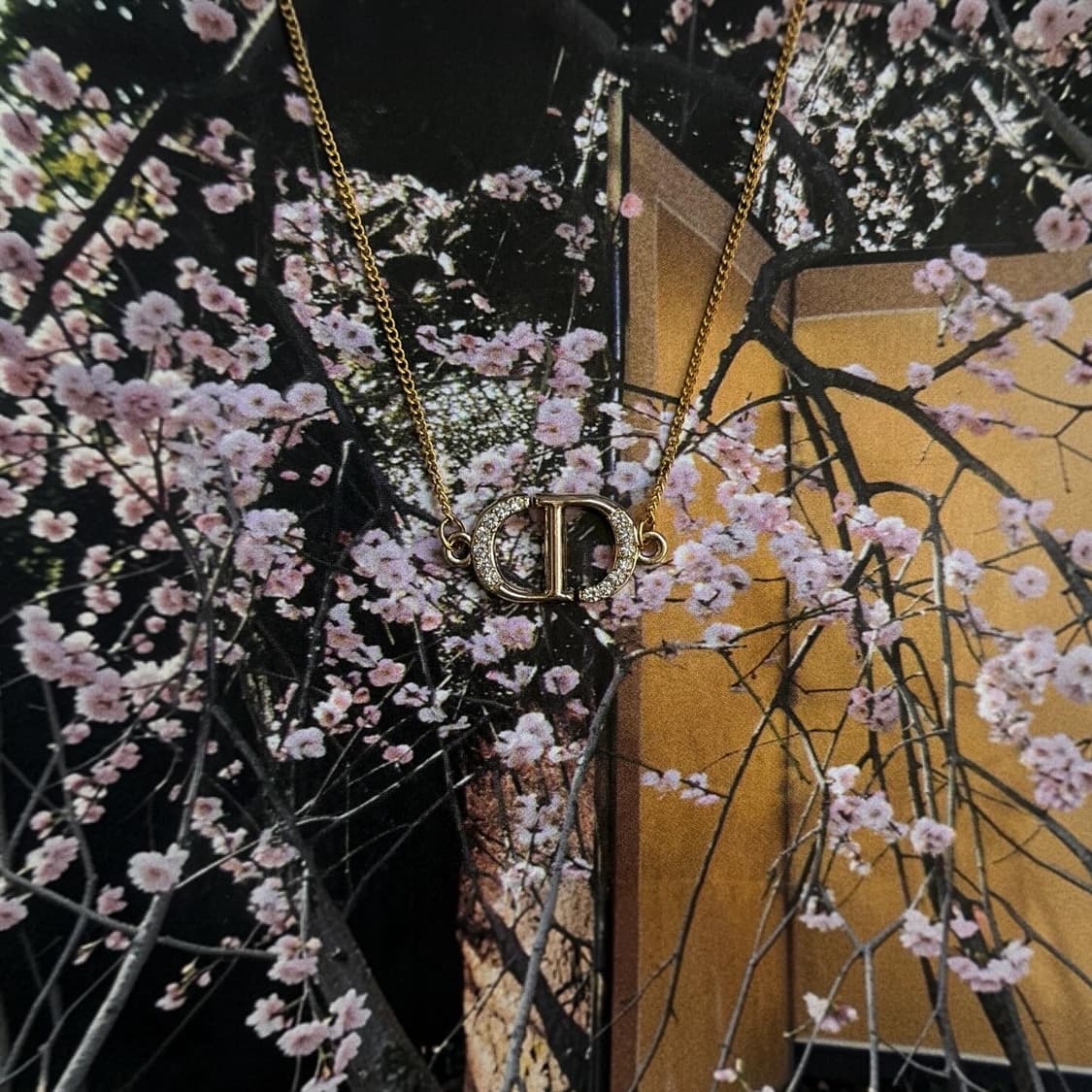 디올 CD 크리스찬 디올 큐빅 목걸이 상품이미지2