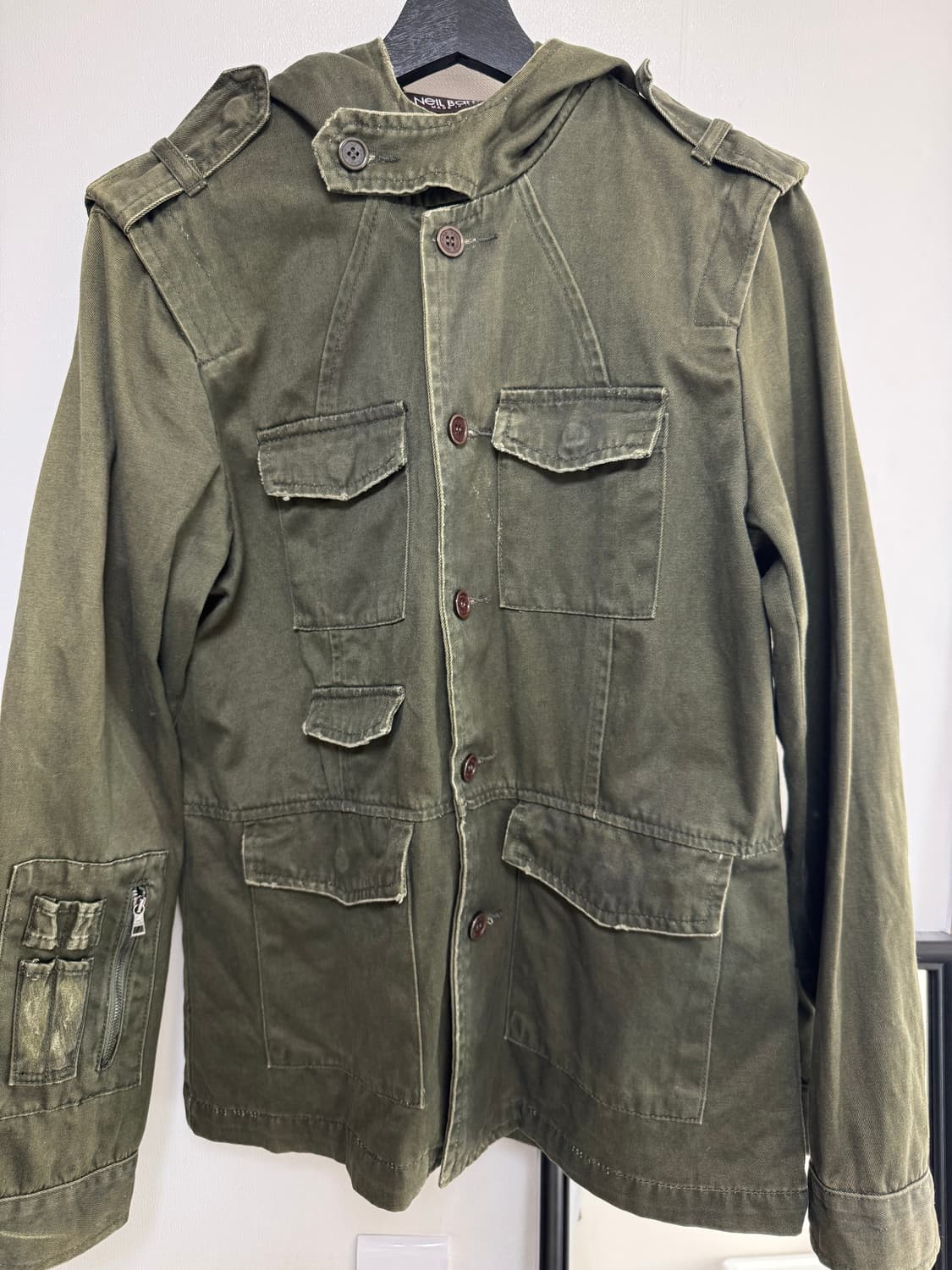 닐바렛 밀리터리 후드 자켓 상품이미지6