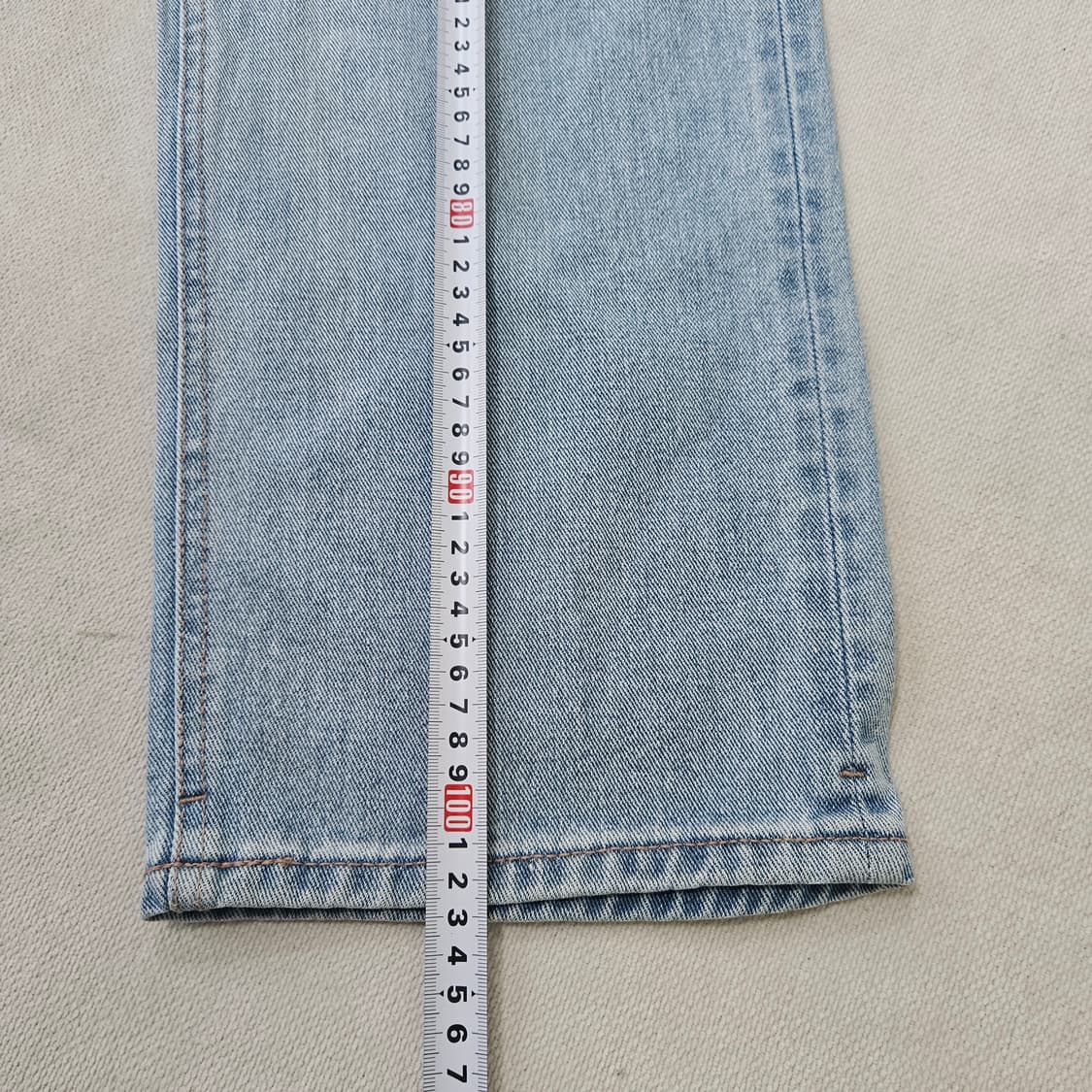 33 무신사스탠다드 연청 데님 팬츠 0331Y 상품이미지9