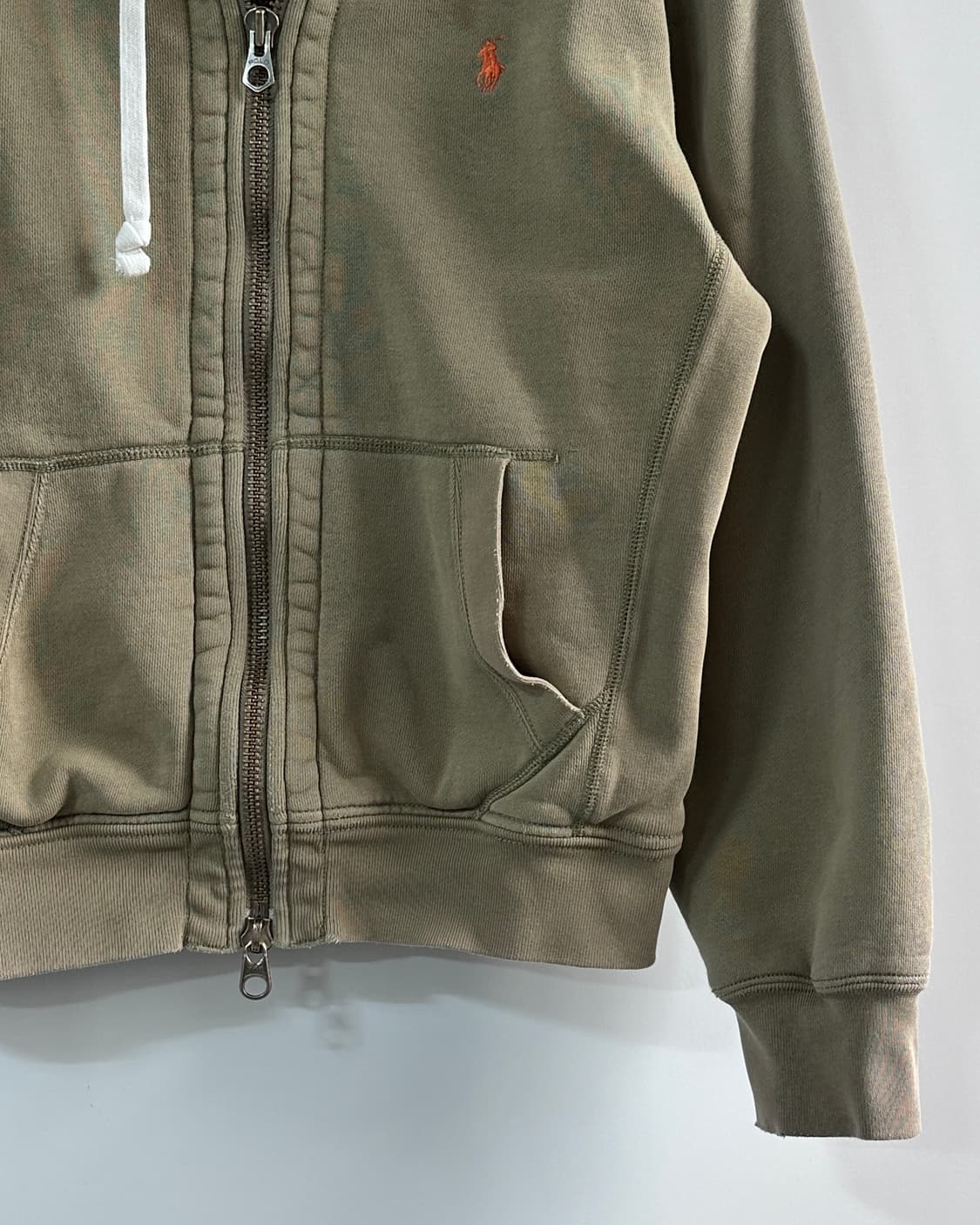 폴로 카키 써멀 후드 집업 (va.120) 상품이미지3