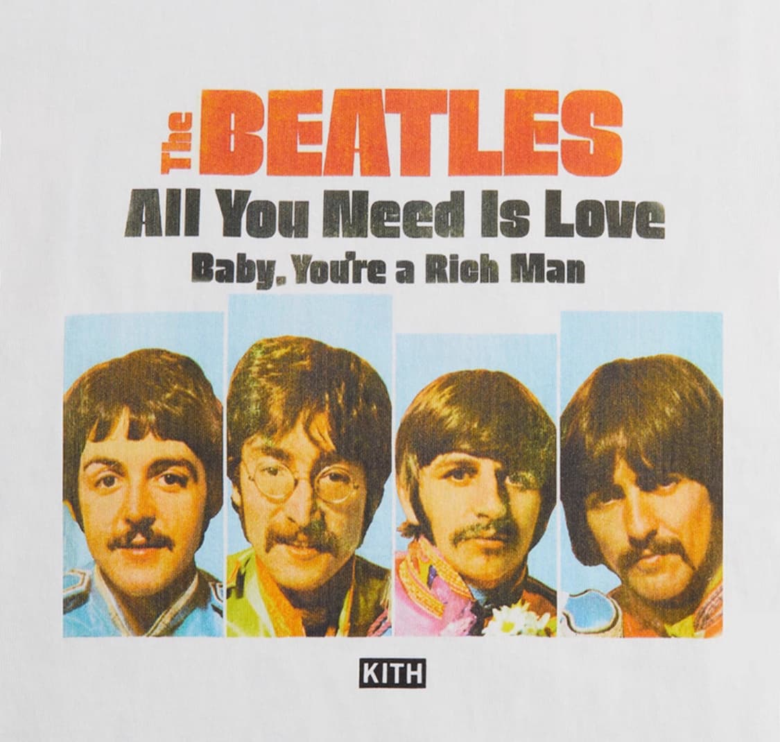 키스 비틀즈 시리즈 반팔 상품이미지4