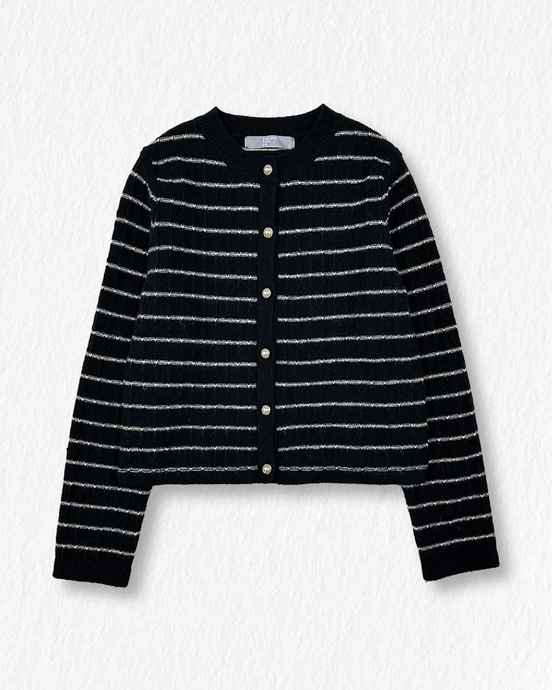 에잇세컨즈 진주 스냅 가디건 상품이미지1