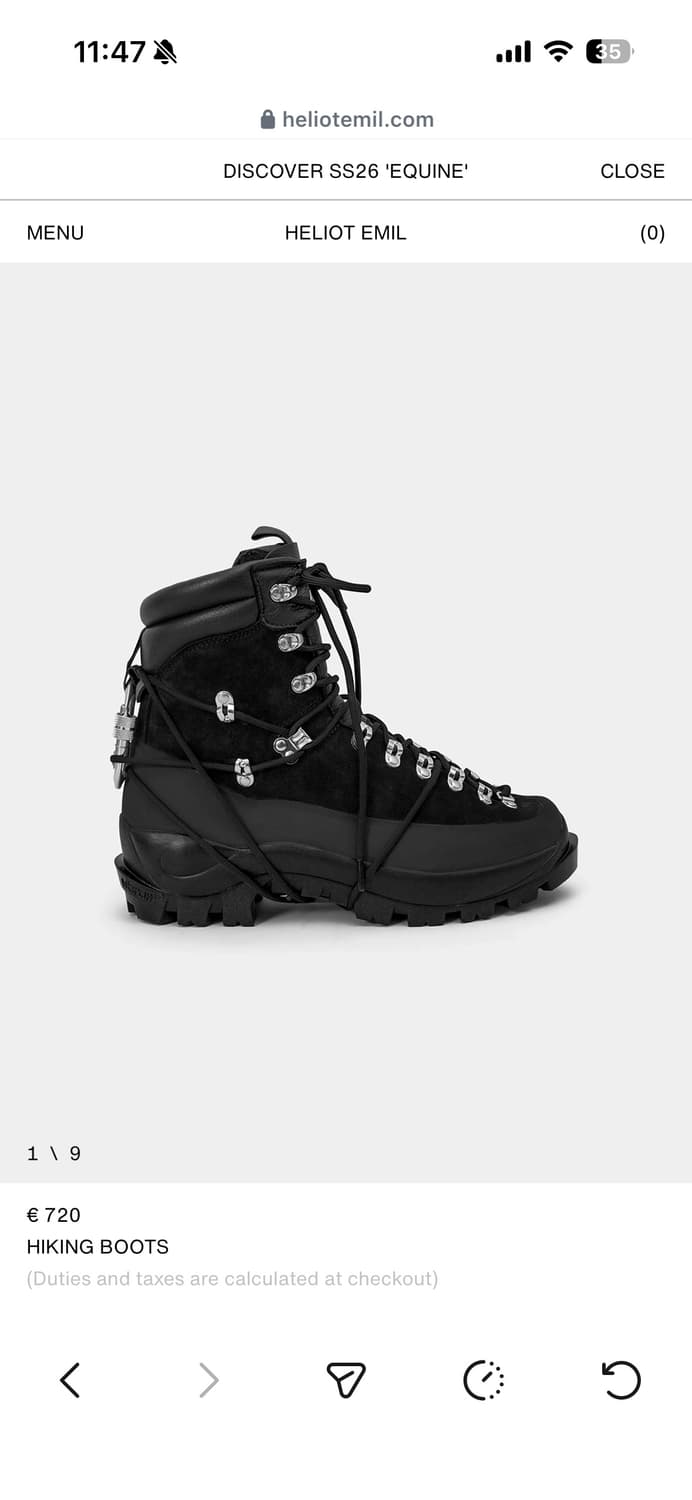 (급처)Heliot emil hiking boots 상품이미지1