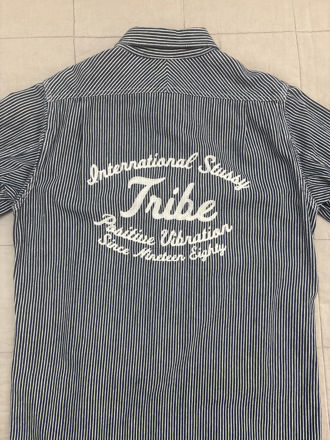 스투시 도톰면 스트라이프 셔츠 M 상품이미지4