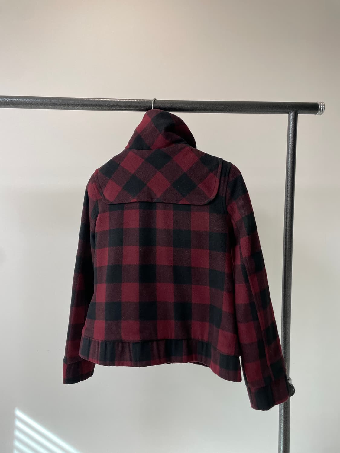 (95) 아디다스 y2k 체크 울 누빔 자켓 상품이미지3