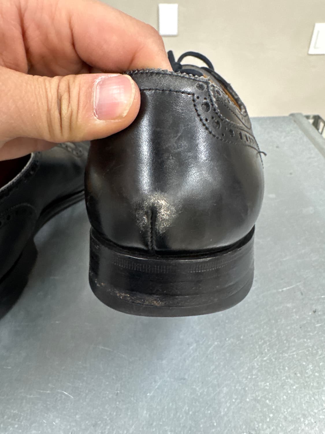 존롭 윙팁 더비 블랙 7.5 상품이미지10