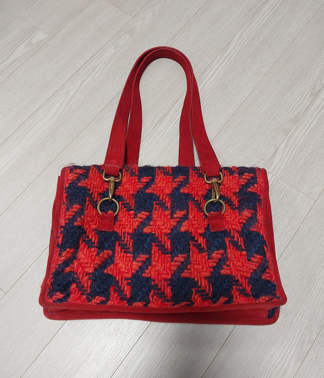 미우미우 00's 빈티지 울 숄더백 상품이미지5