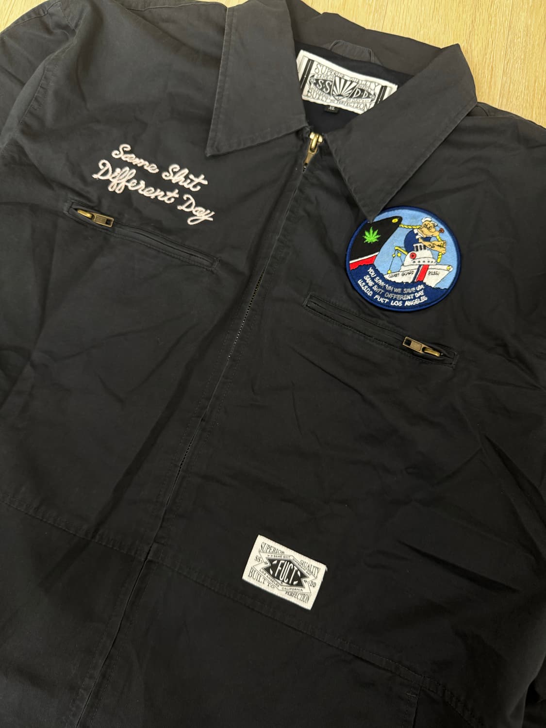 퍽트 FUCT SSDD 뽀빠이 워크자켓 (Rare XL) 상품이미지2