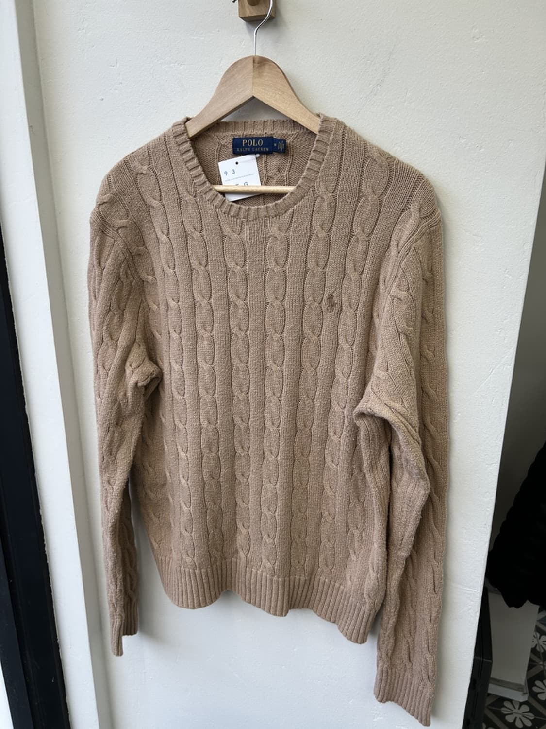 15677 - 폴로 랄프로렌 베이지 케이블 니트 상품이미지2