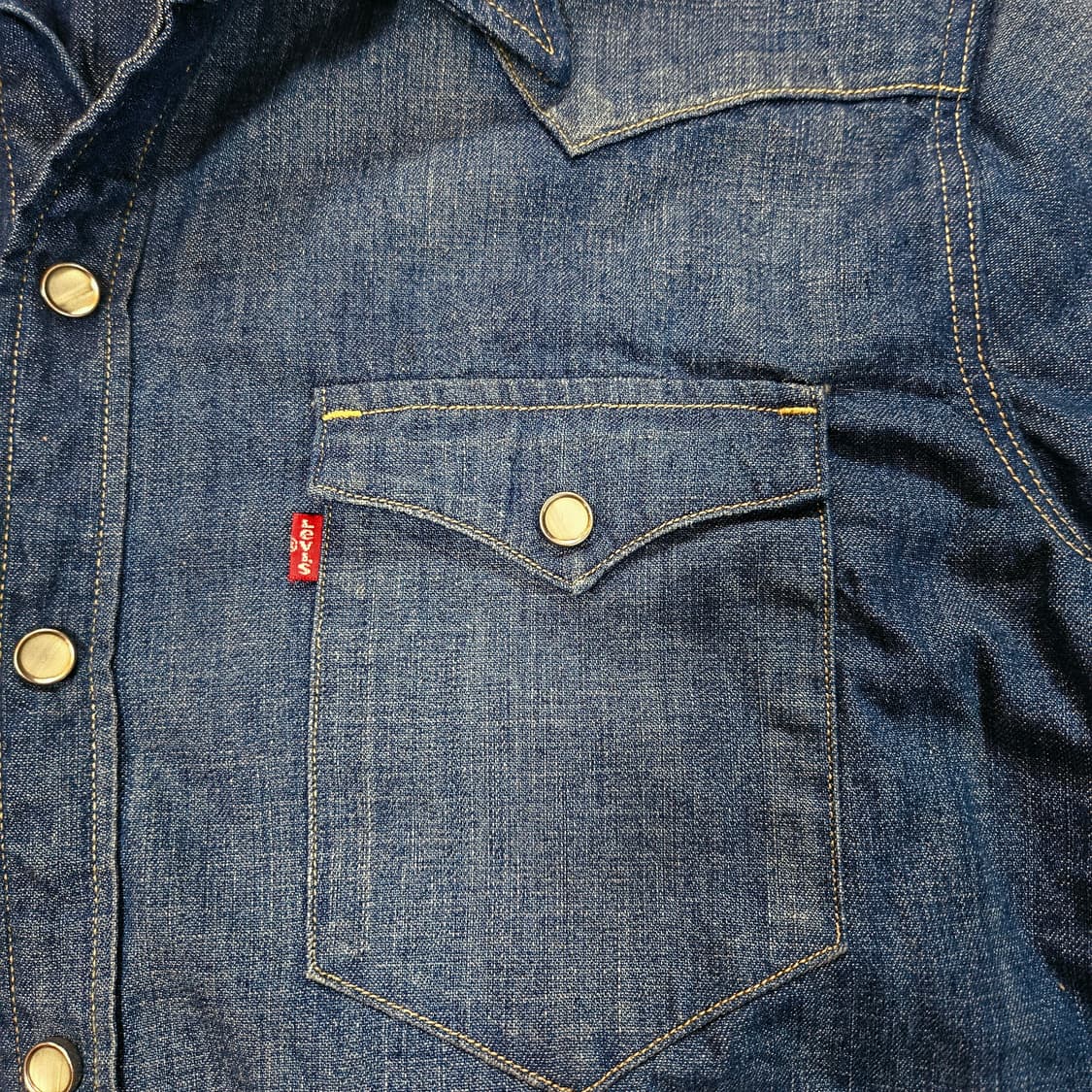 리바이스(Levis) 데님 웨스턴 셔츠 M size 상품이미지6