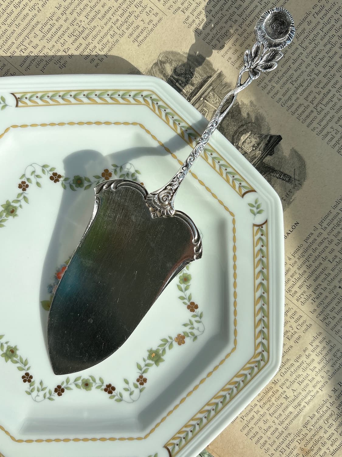 독일 빈티지 실버플레이트 케이크 서버 상품이미지3