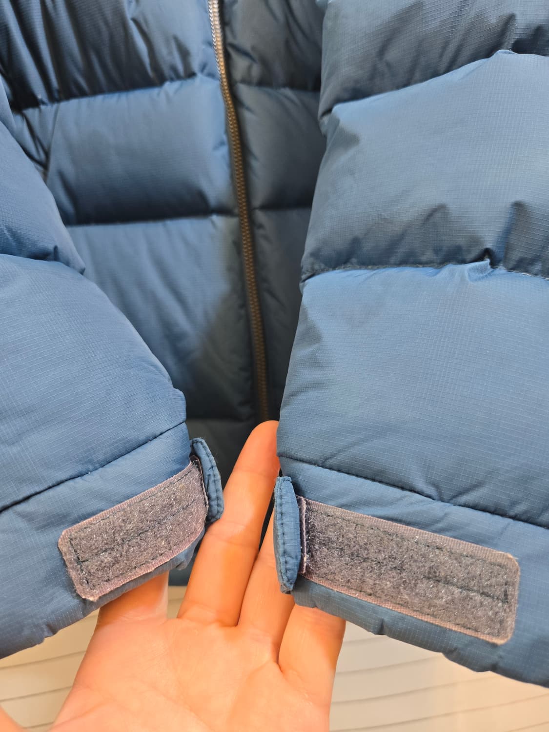 노스페이스 블루 다운 패딩 점퍼 상품이미지6