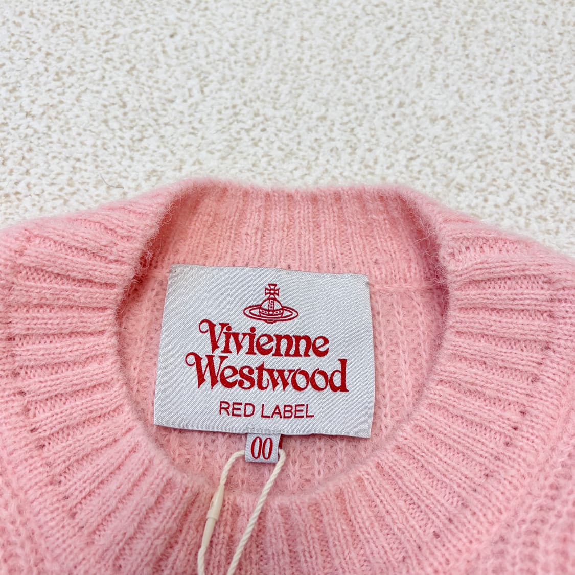 비비안웨스트우드 레드라벨 알파카 핑크 스웨터 상품이미지5