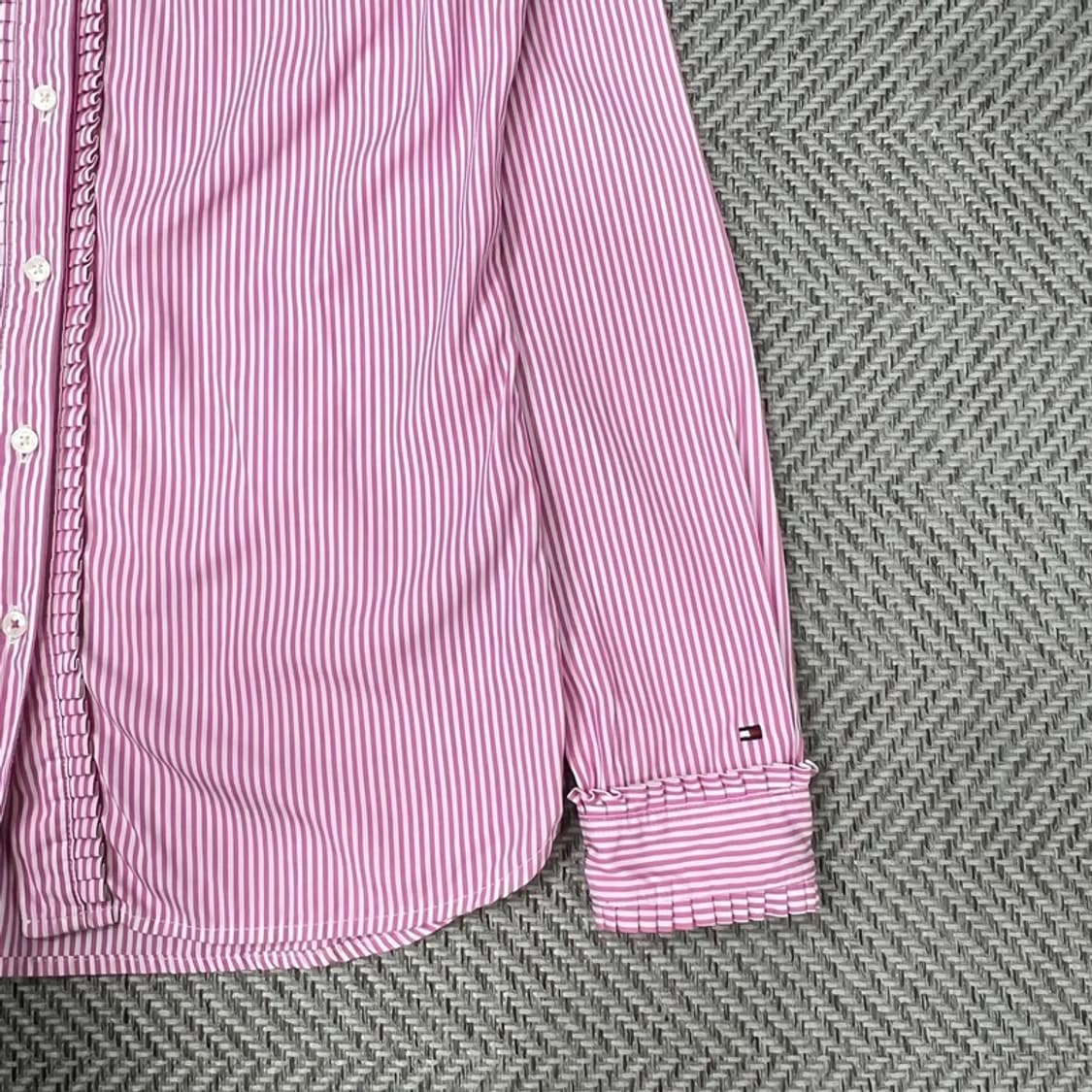 타미힐피거 레이스업 스트라이프 셔츠 v0678 상품이미지6