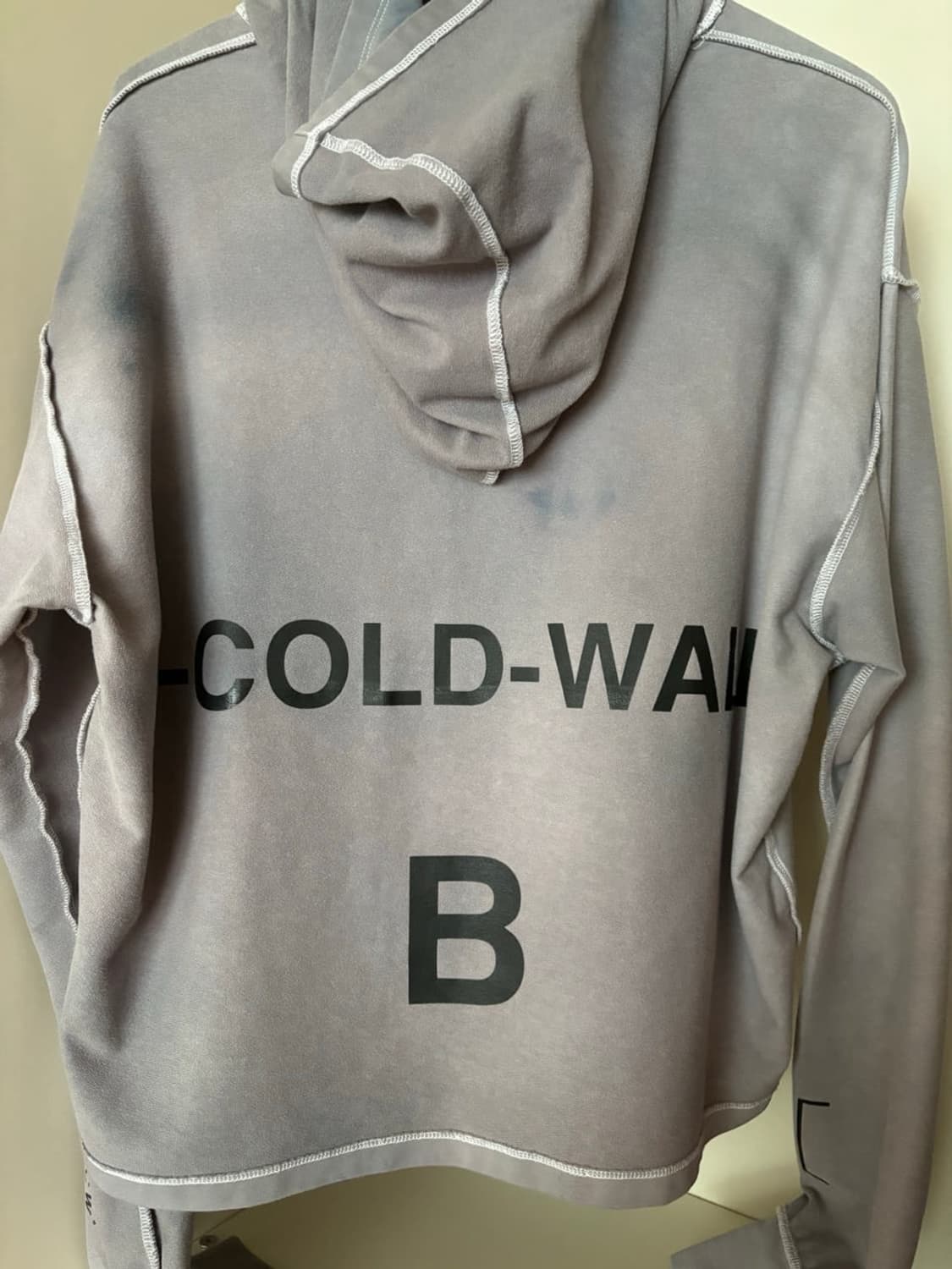 새상품 어콜드월 초판 리버서블 후드 상품이미지3