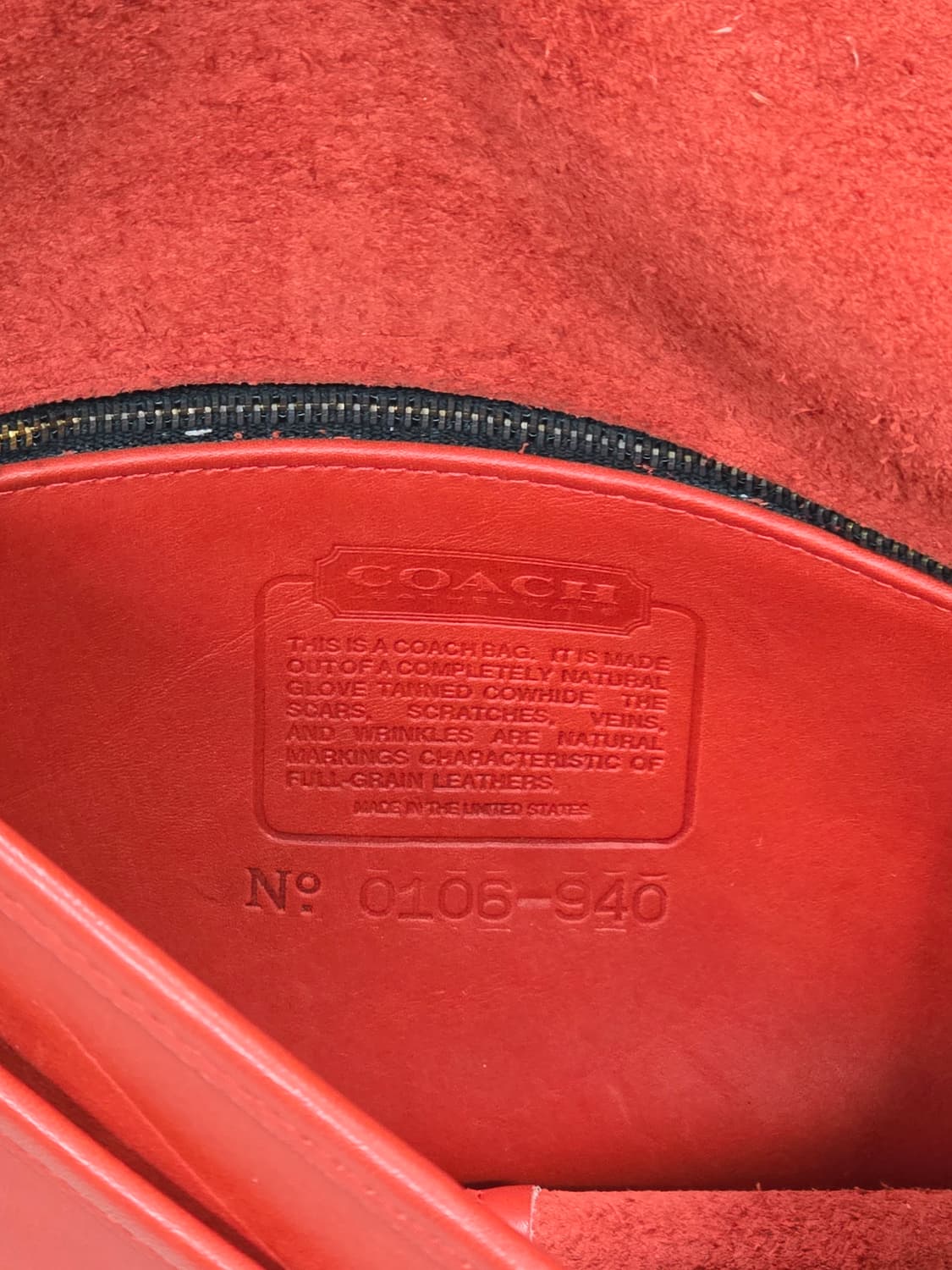 코치 9790 빈티지 레더 시티백  상품이미지7