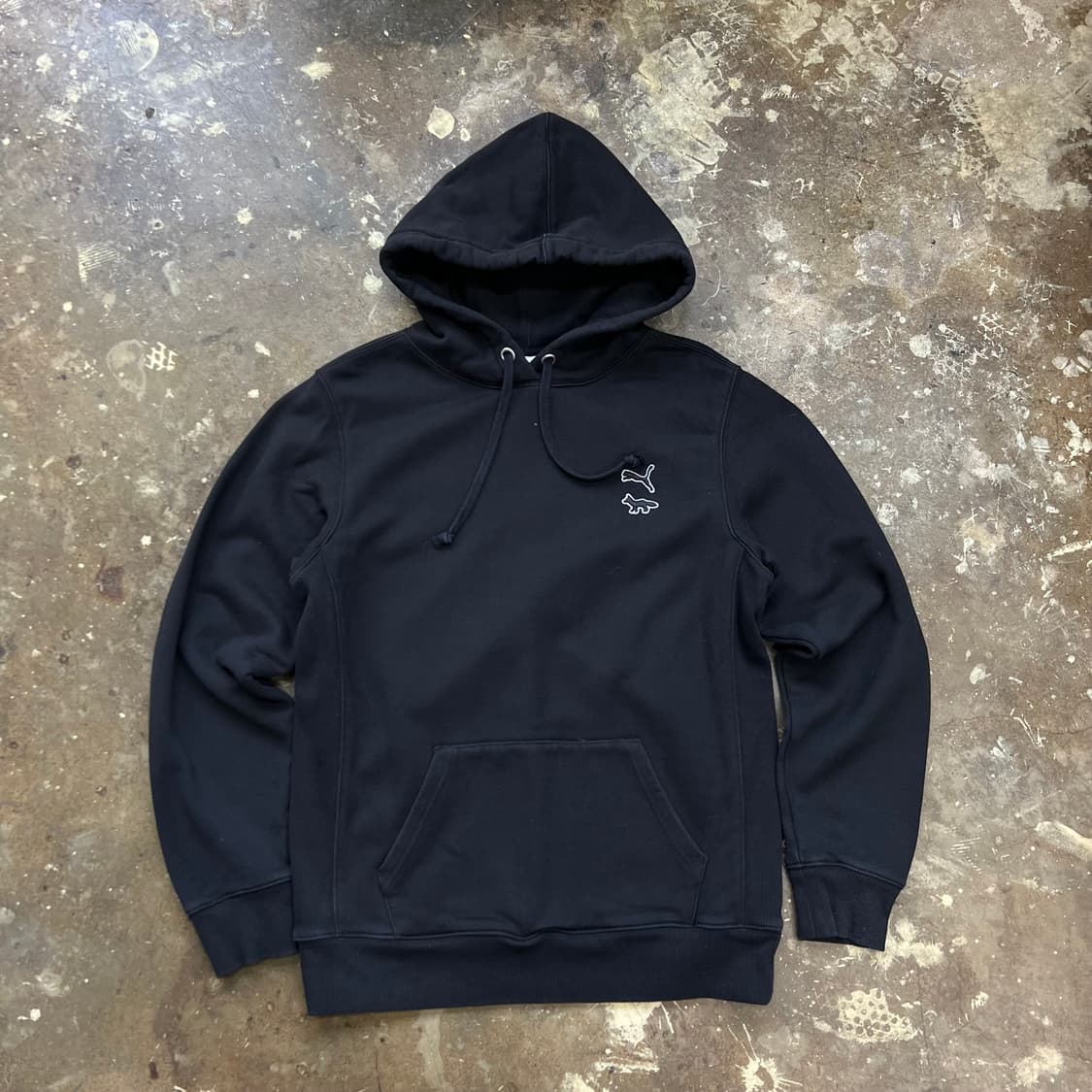 S) 메종키츠네 X 푸마 콜라보 후드티 후드티셔츠 남녀공용 상품이미지3