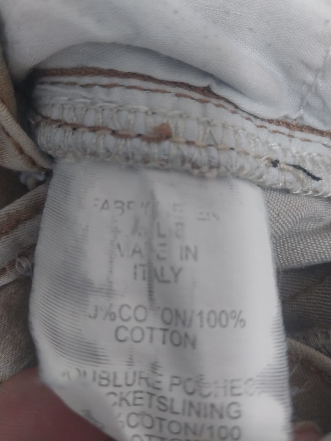 [36] 발망 워싱 베이지 바이커 치노 팬츠 상품이미지10