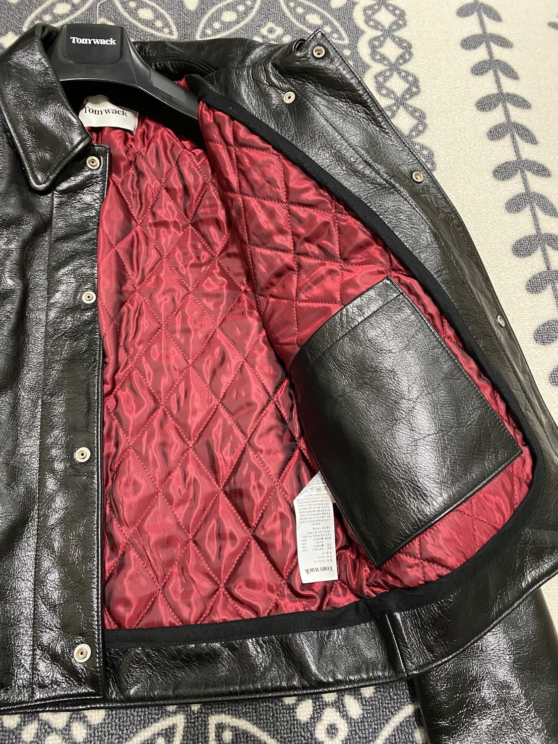 (M)토니웩 소가죽 자켓 상품이미지3