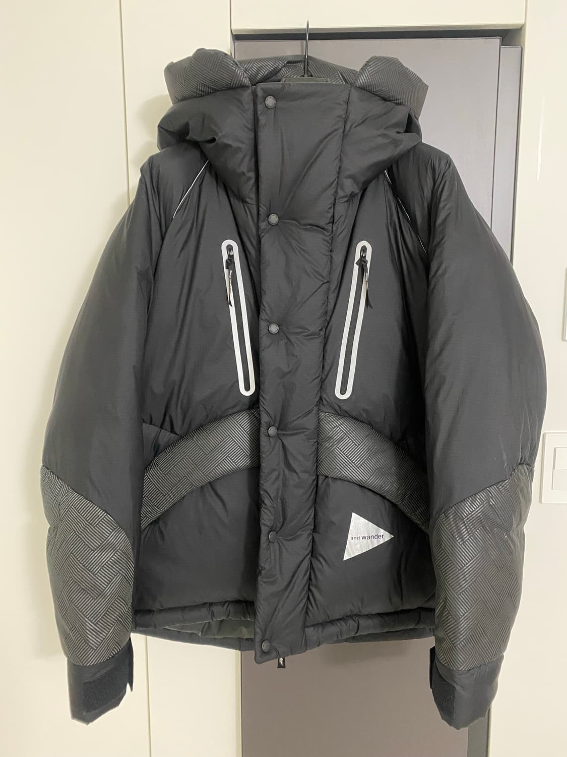 앤드원더 립스탑 로프텍 패딩 자켓 L/XL 상품이미지1