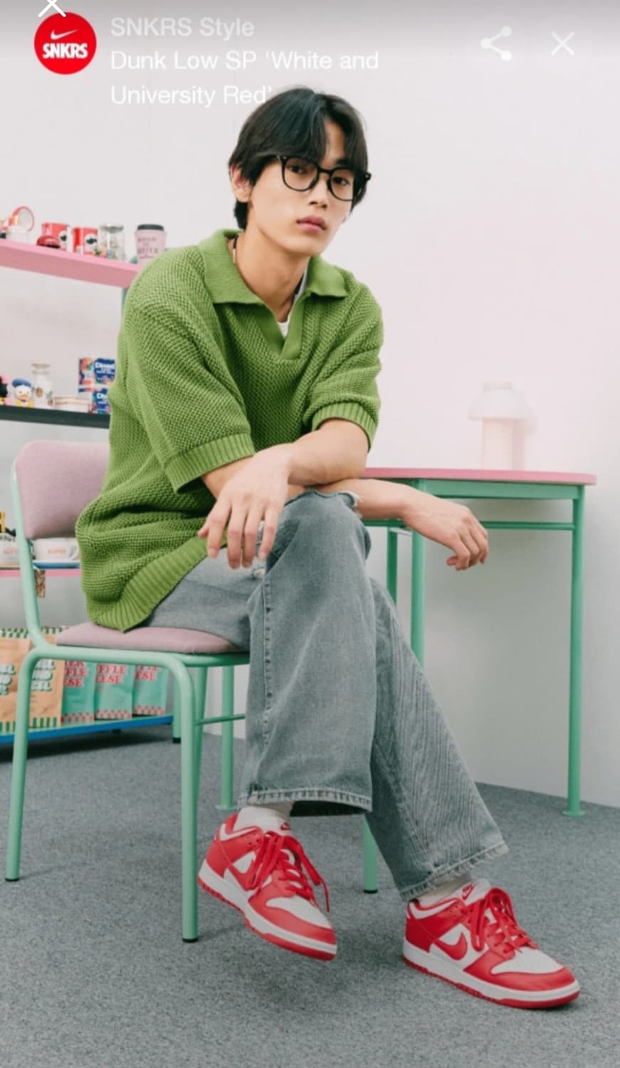 [270]나이키 덩크 로우 유니버시티 레드  상품이미지3