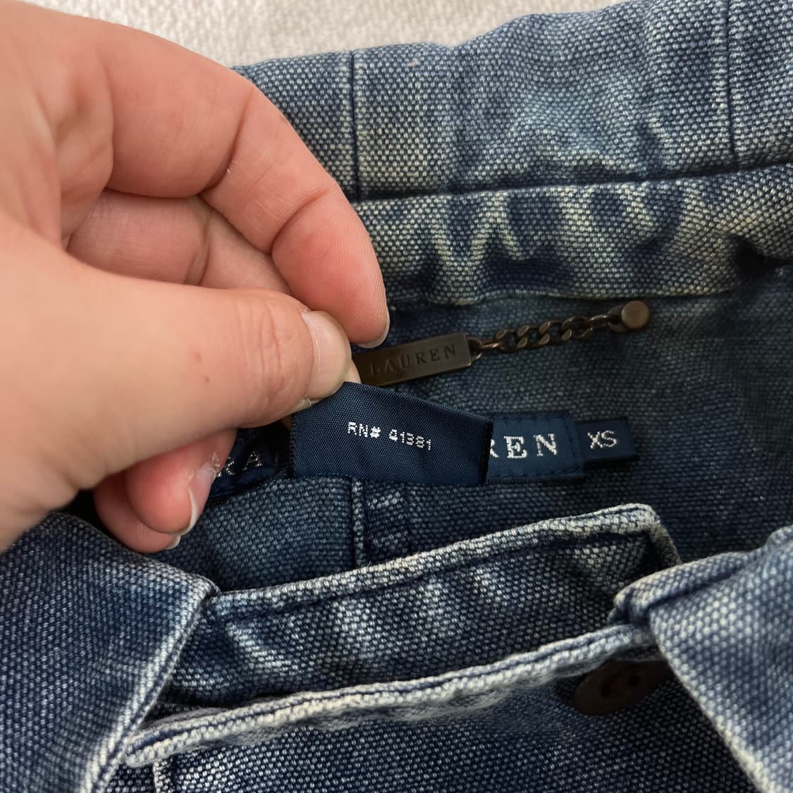 W 95 폴로랄프로렌 코튼 데님 워크 자켓 상품이미지4