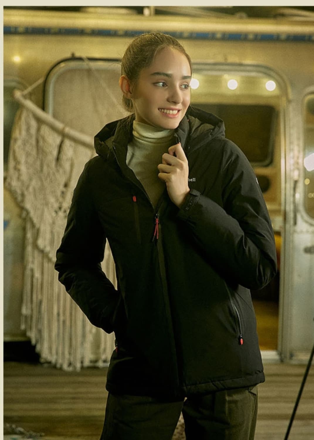 몽벨 바람막이 패딩자켓 여성S (90) 상품이미지8