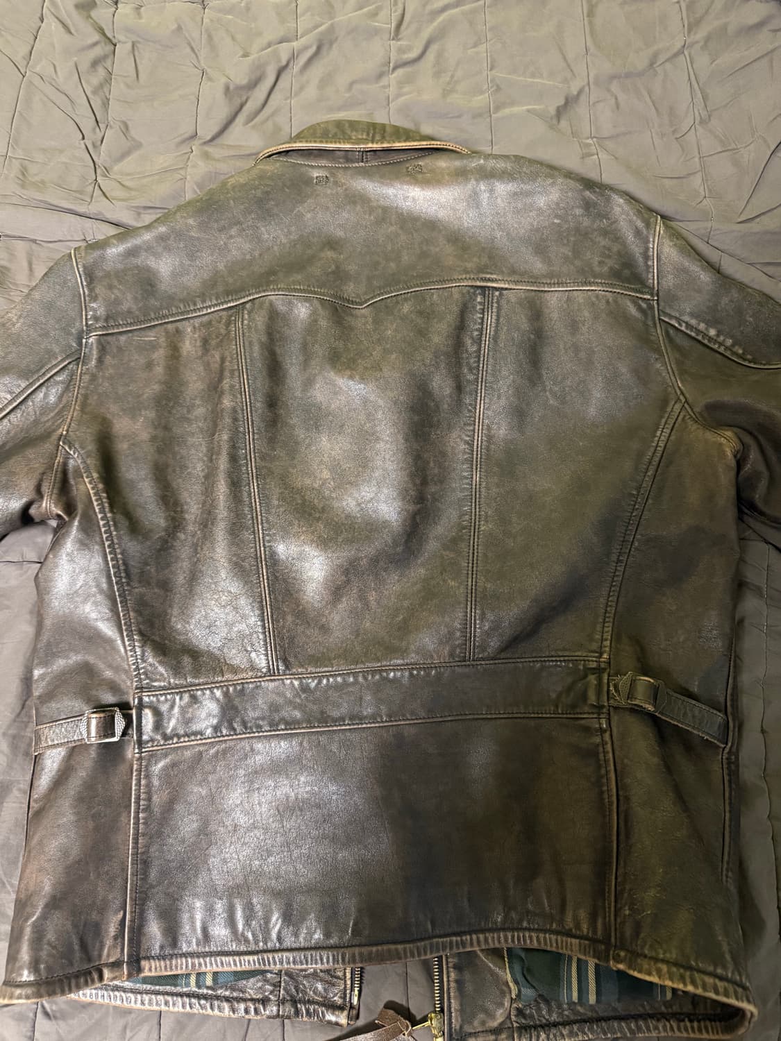 Rrl 뉴스보이 L사이즈 가죽자켓 상품이미지4