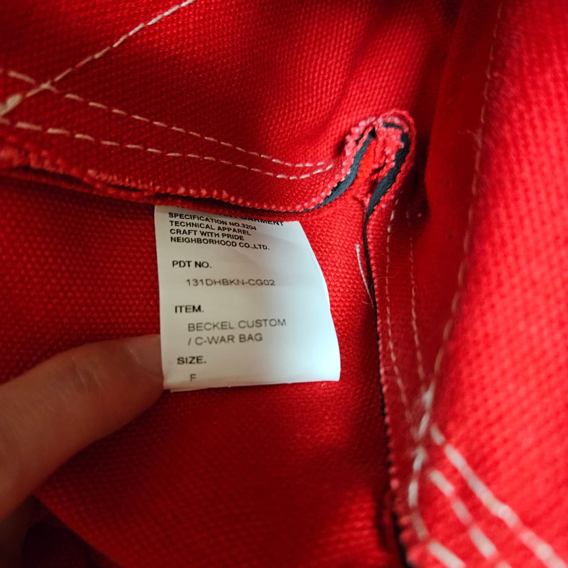 네이버후드 보스턴백 여행가방 상품이미지6