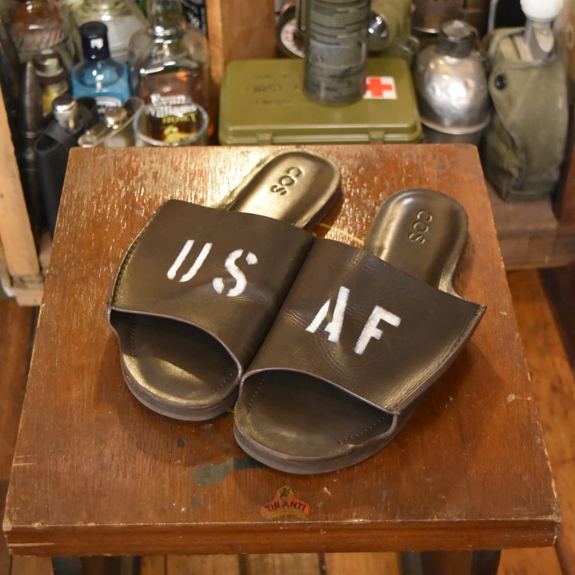 Cos Leather Slider USAF Custom 265~270 상품이미지4