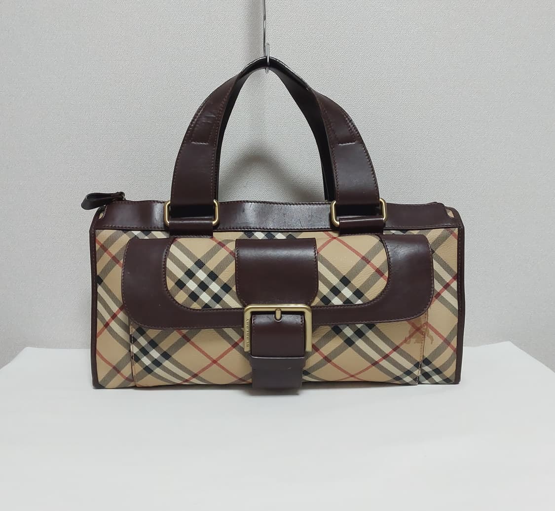 버버리 런던 헤이마켓 체크 포켓 토트백 (정품) 상품이미지1