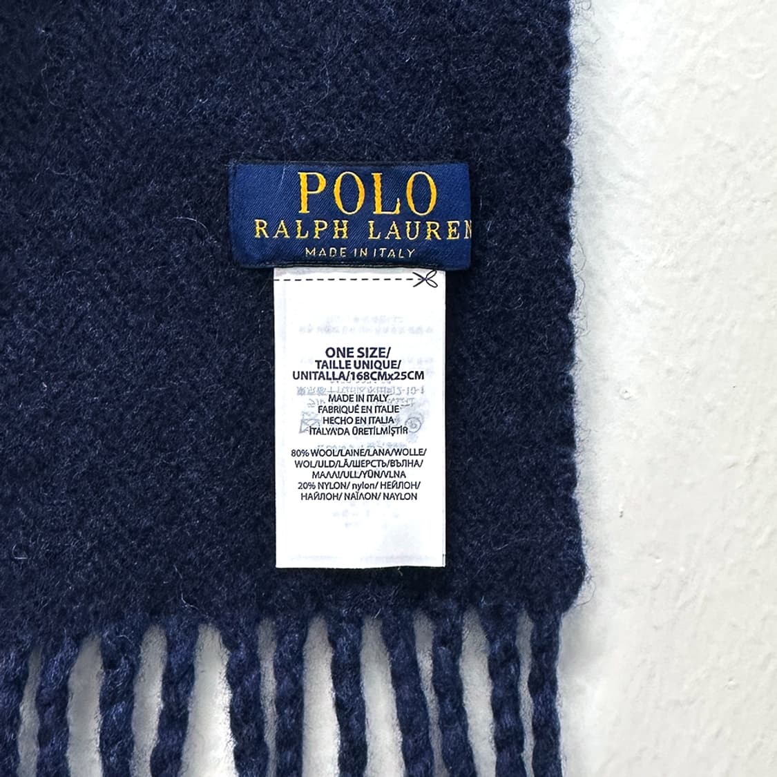 폴로 랄프로렌 리버시블 양면 울 체크 머플러 헤링본 목도리 리버서블 공용 상품이미지4