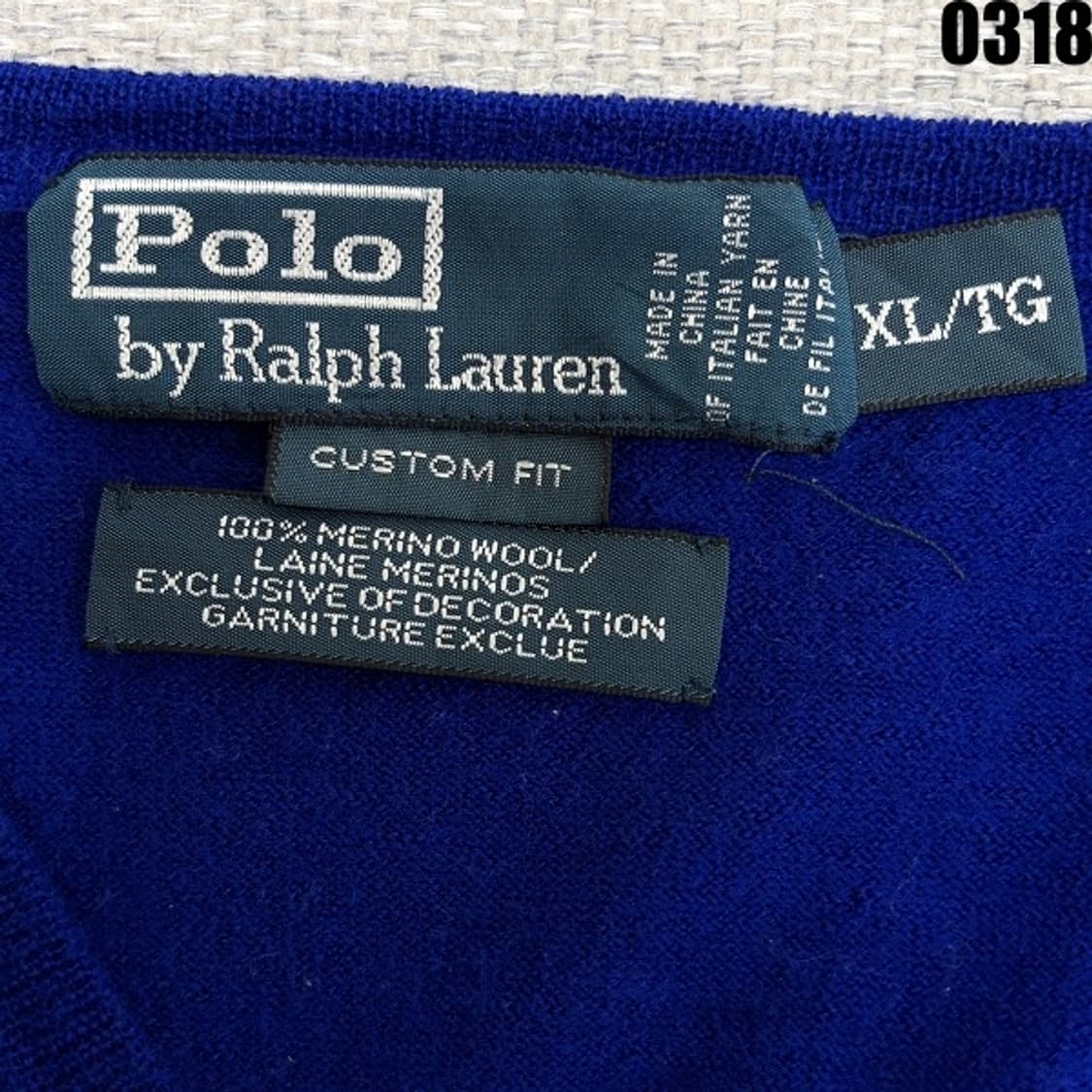 폴로 랄프로렌 메리노 울 니트 XL  상품이미지4