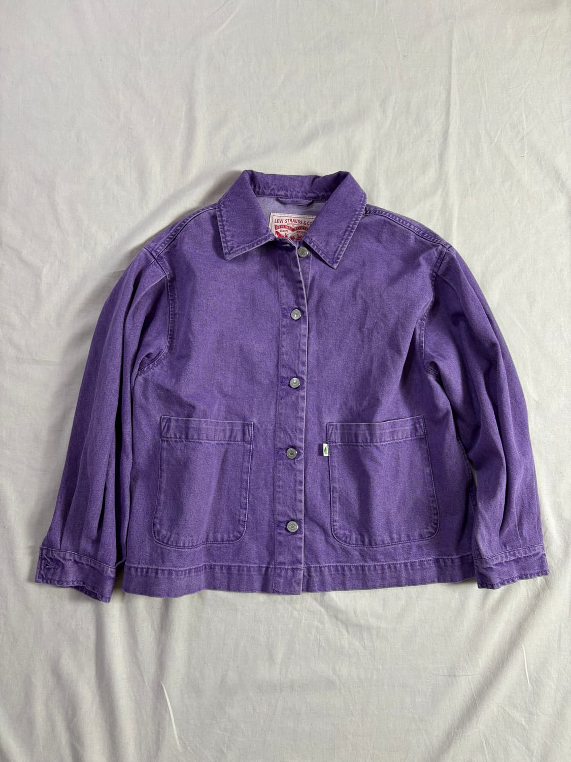 Levis 리바이스 퍼플 데님 자켓 S 상품이미지1