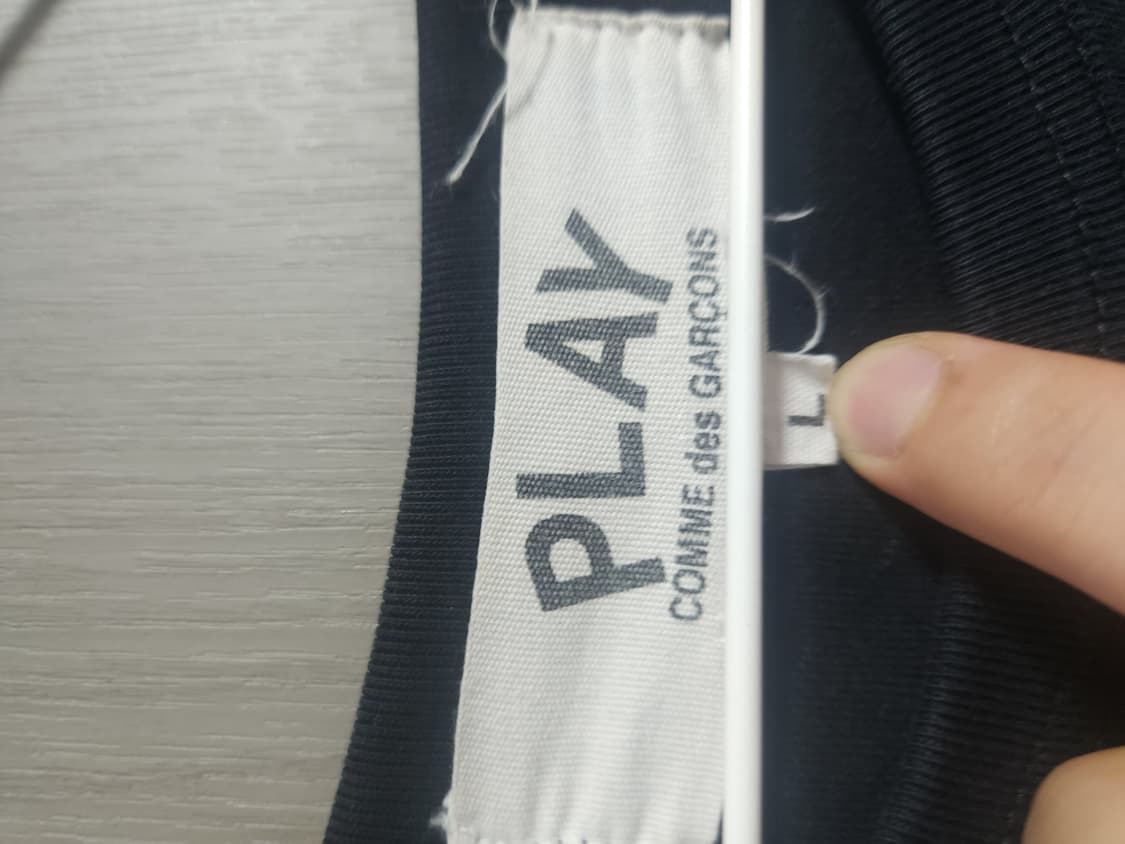 꼼데가르송 더블와펜 반팔 티셔츠, L 상품이미지2