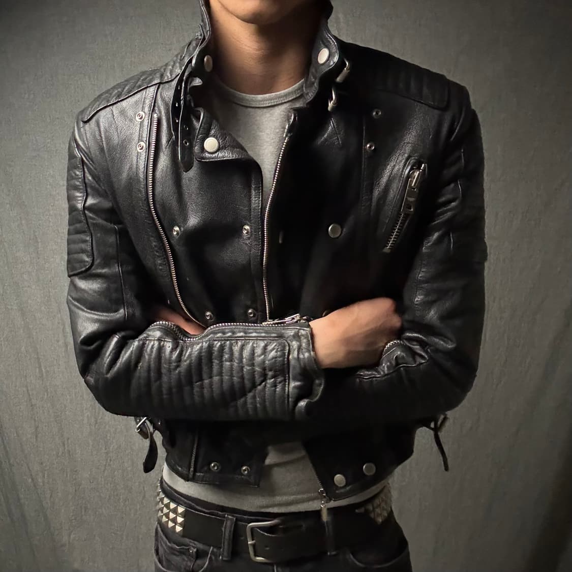 ltaly lamb skin rider jacket 상품이미지7