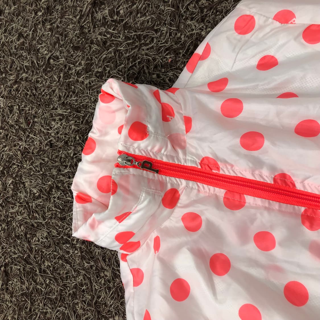 핑크 PINK 폴카닷 도트 땡땡이 바람막이 상품이미지4