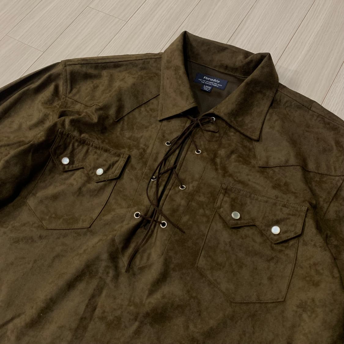 Vorable eyelet western shirts. L 상품이미지2