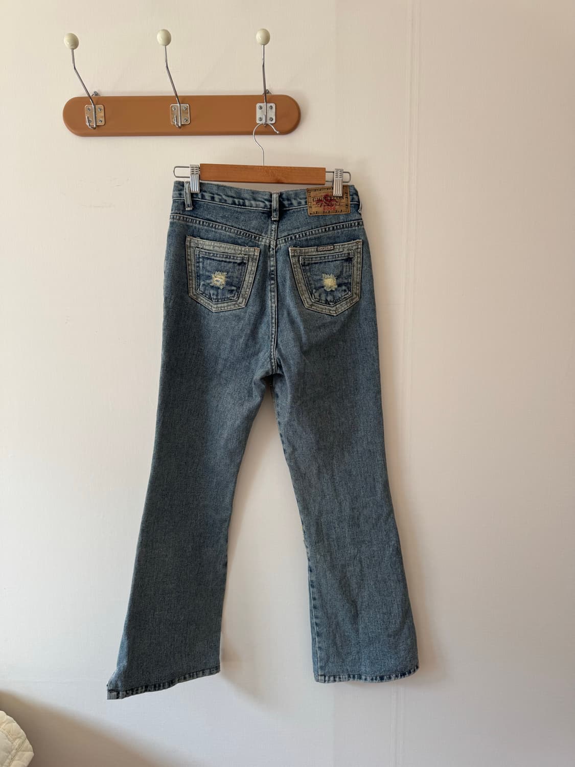 데님 자수 부츠컷 팬츠 상품이미지10