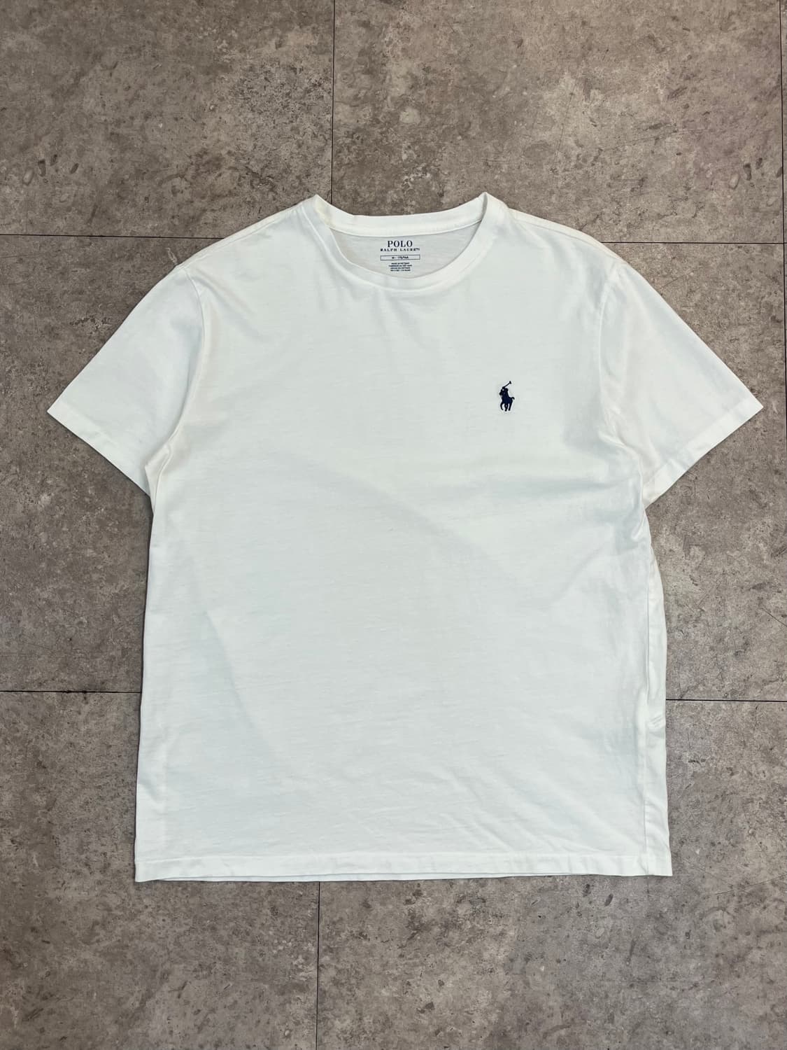 폴로 랄프로렌 베이직 반팔티 화이트 M #csz3804 상품이미지5