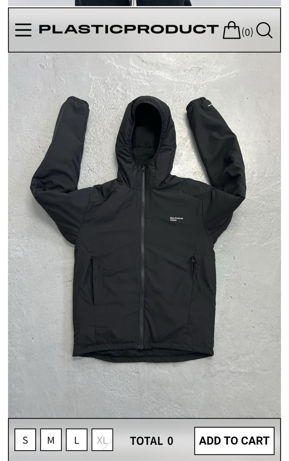 [XL]플라스틱프로덕트 패디드 라이너 경량패딩 상품이미지2