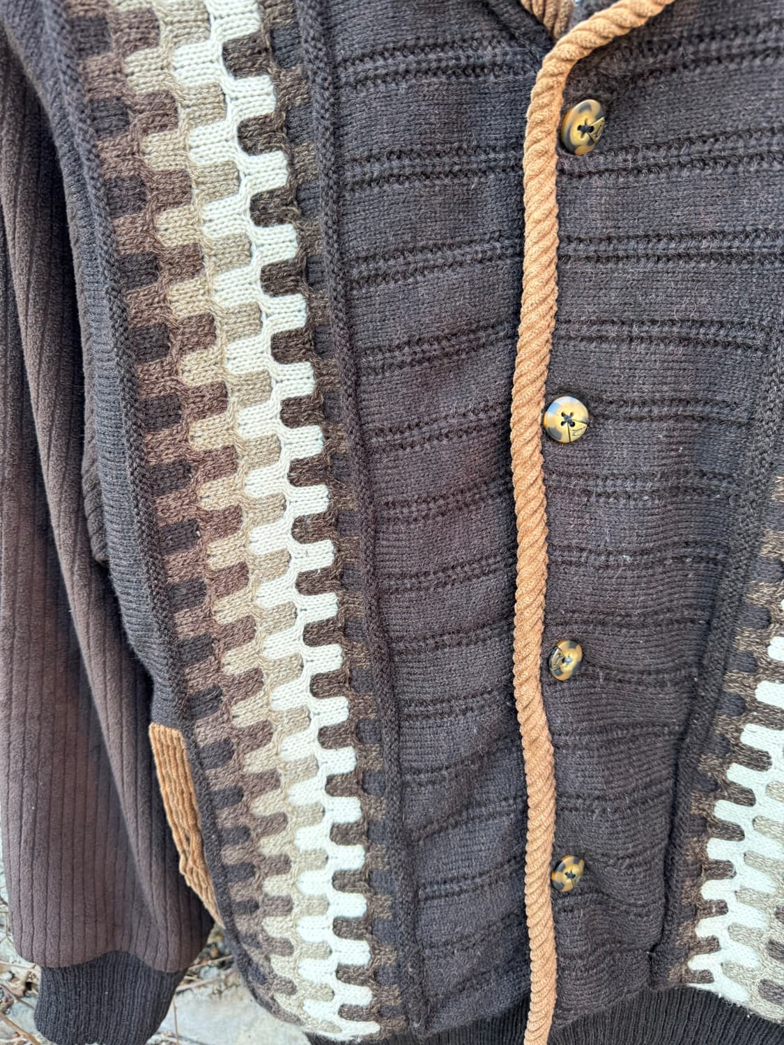아놀드바시니 빈티지 니트 가디건 자켓 상품이미지6