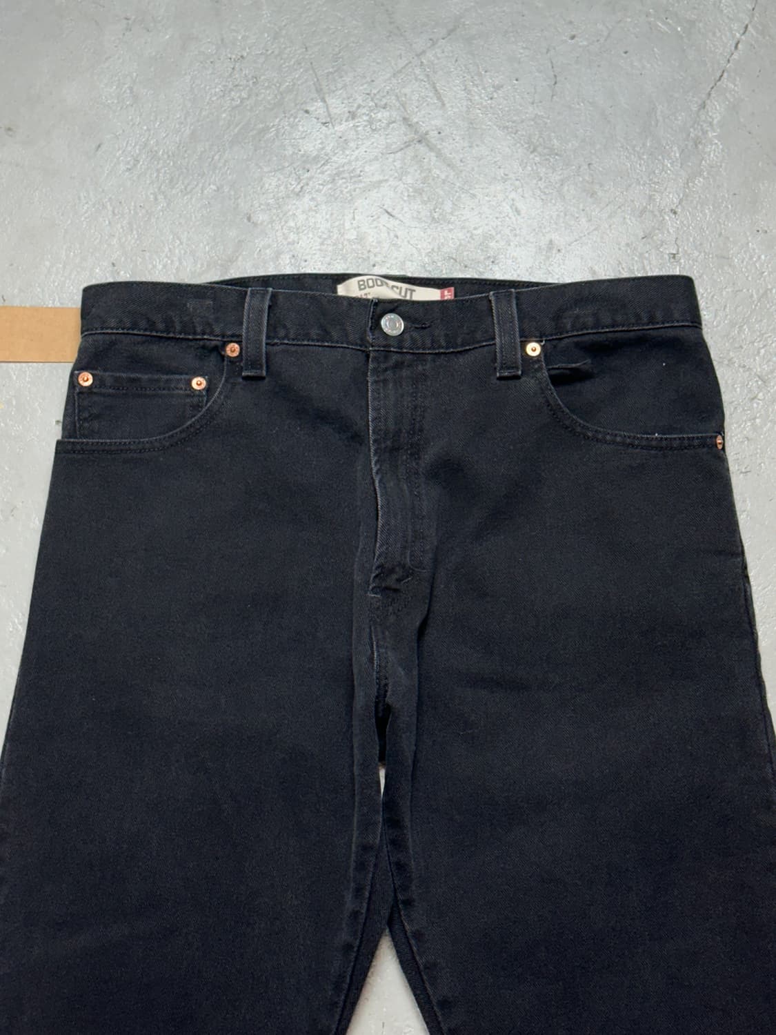 00’s 리바이스 517 블랙 부츠컷 플레어진 상품이미지5